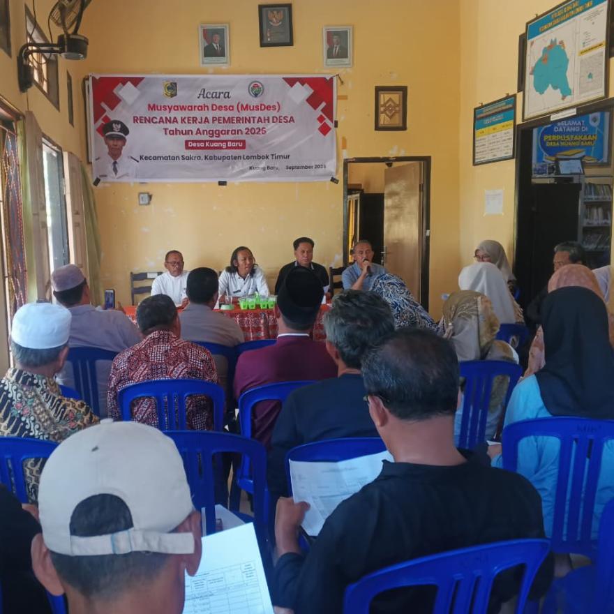 RKPDes Kuang Baru: Menyatukan Visi, Menguatkan Desa